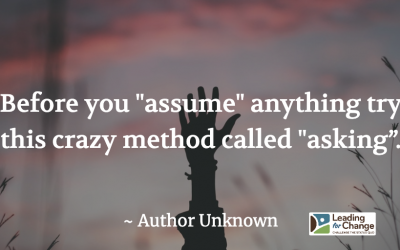 What are you assuming?