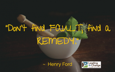 The gap between fault and solutions