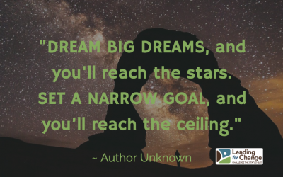 Do you dream big?