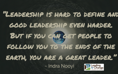 How do you define leadership?