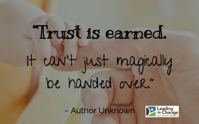 Don’t ask them to trust you