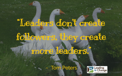 There’s no rule saying you must lead
