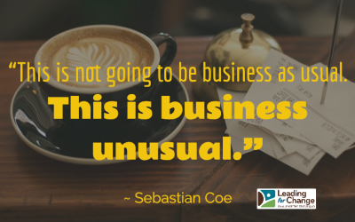It’s not business as usual