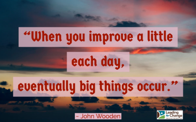 What are you improving today?