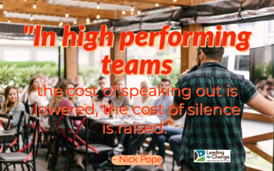 Four steps to a performing team