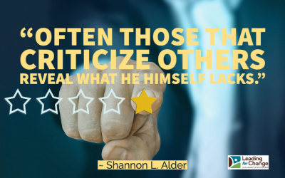 What you see in others is true for you as well