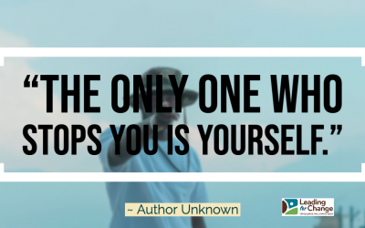 How am I stopping myself?