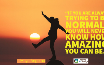 Stop conforming and something amazing will happen