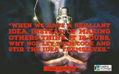 Offer an idea and watch what happens