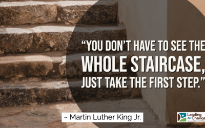 It’s the small steps that will inspire others to follow