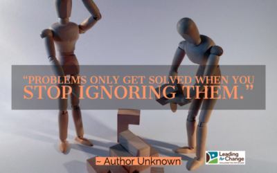 Stop pretending problems don’t exist
