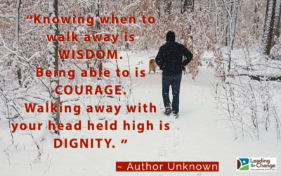 Do you know when to walk away from what you want?