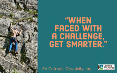 When challenged – get smarter