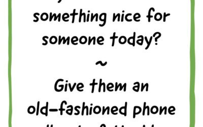 Do something unexpected today