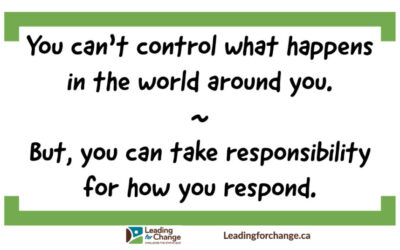 Responsibility trumps control every time