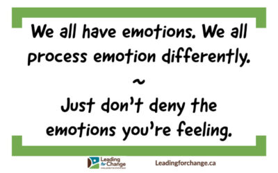 We all have emotions