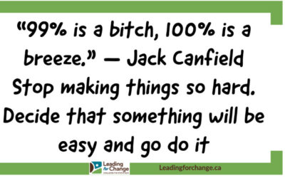 Why not make it easy?