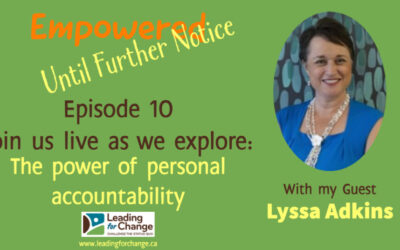 The power of personal accountability