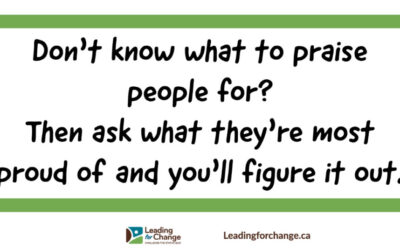 How to know what to praise