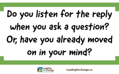 Have you already moved on?