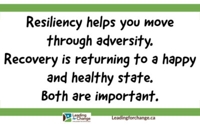 Resiliency and recovery are not mutually exclusive