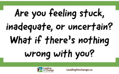 There’s nothing wrong with you