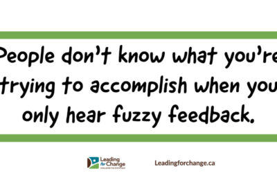 When the feedback isn’t meaningful