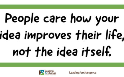 People don’t care about your idea