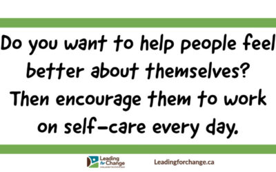 The key to helping people feel better about themselves