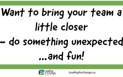 Bringing your team closer together