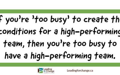 High-performing teams don’t happen by accident