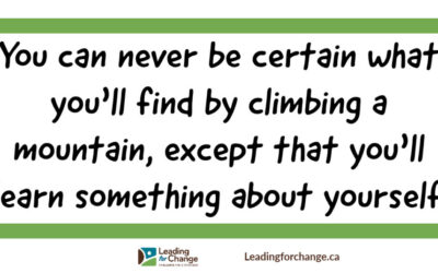 What you’ll find by climbing mountains?